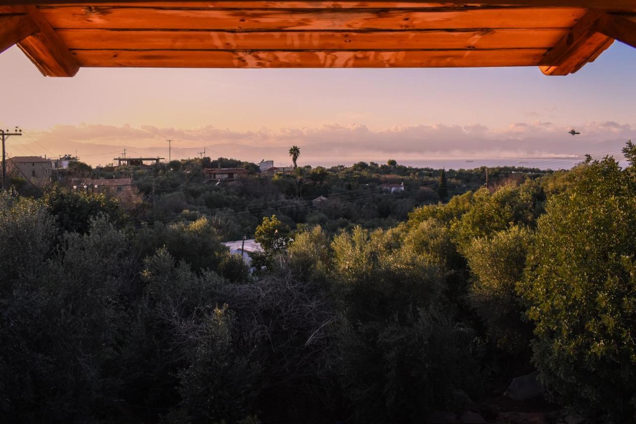 Amber Seaview Villa By The Olive Groves Kalamata Luaran gambar